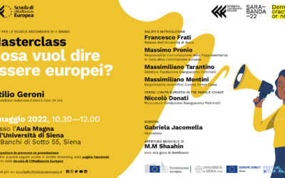Masterclass “Being European: what does it mean?”