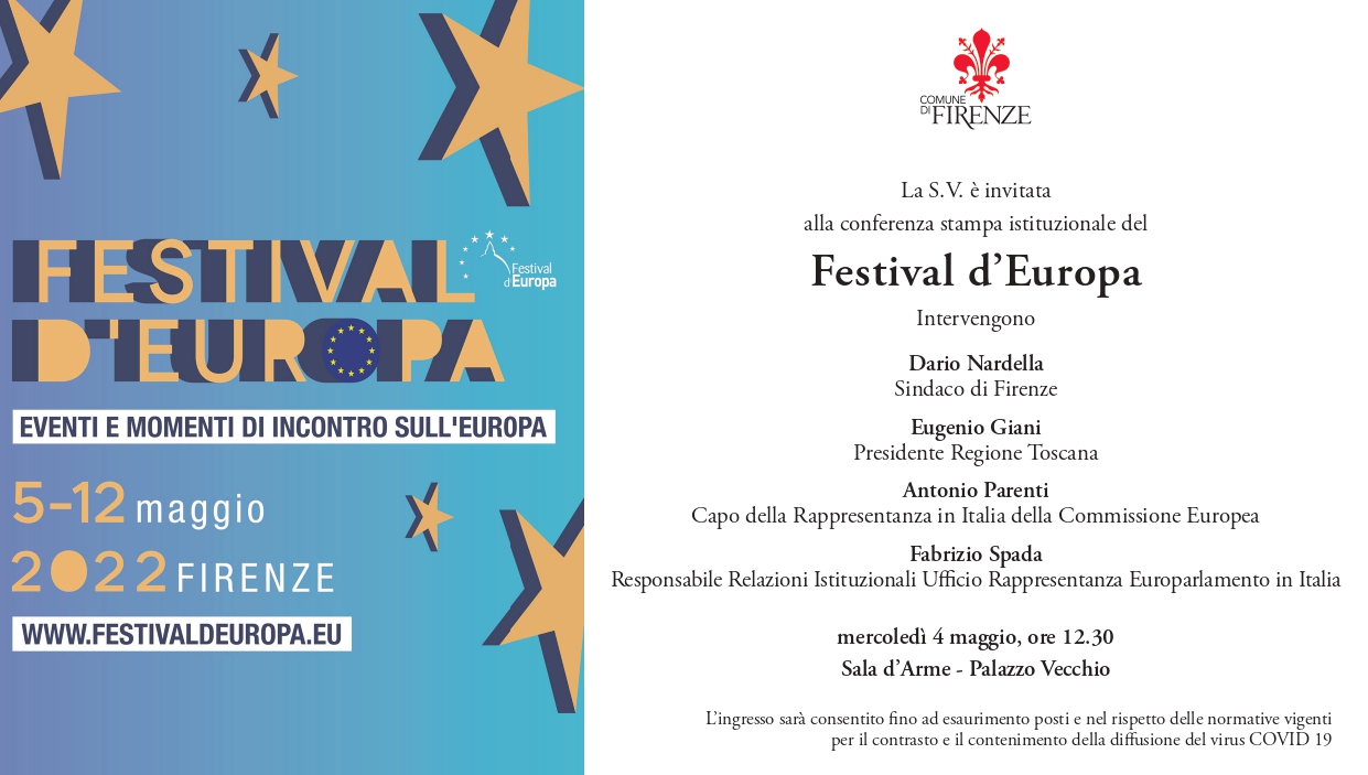 Conferenza Stampa di presentazione Festival d'Europa 2022