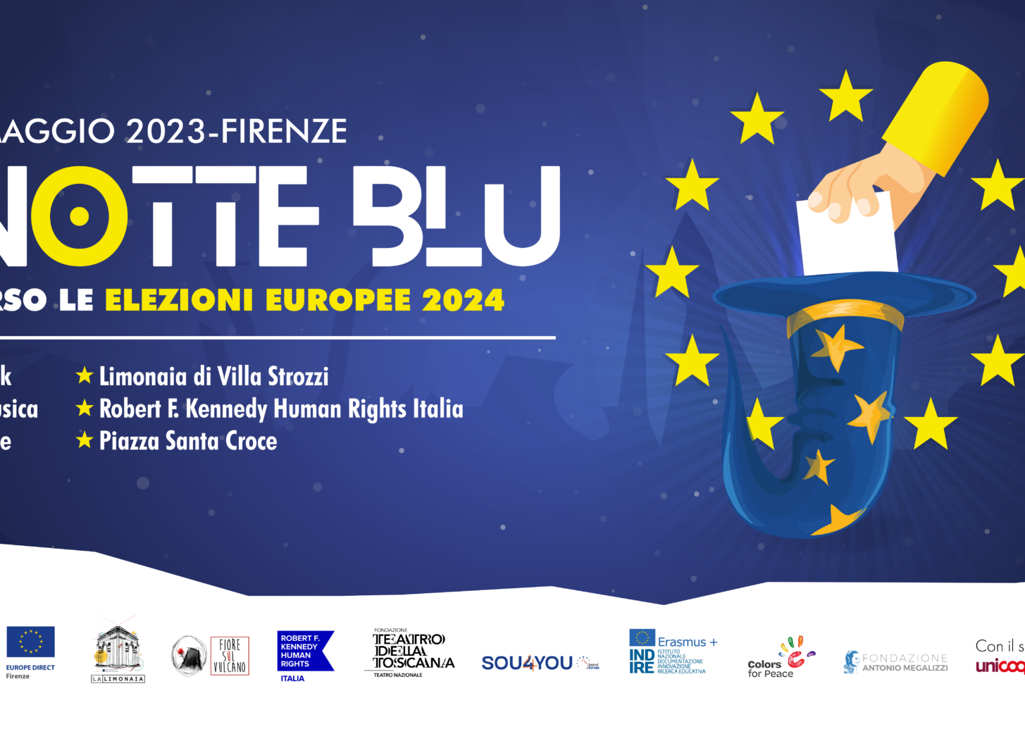 La Notte Blu 2023 – Three wokshops for citizens on European citizenship