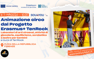Circus art workshops for children by the Erasmus+ Project TenRock