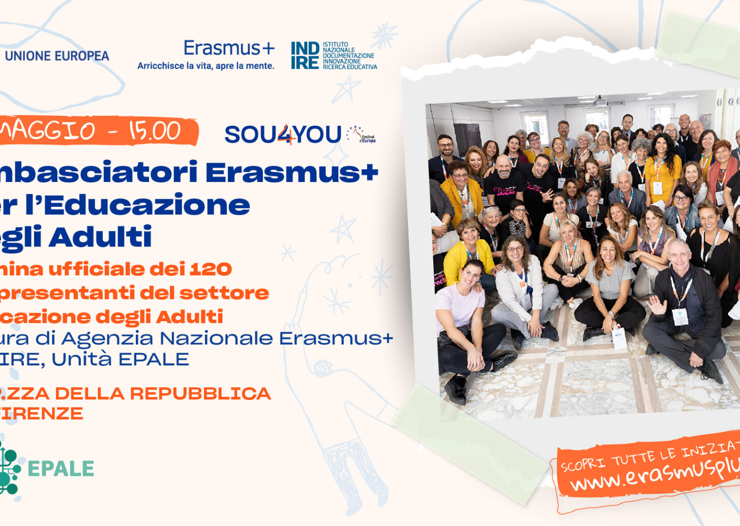 Nuovi Ambasciatori Erasmus+ nell’Educazione degli Adulti